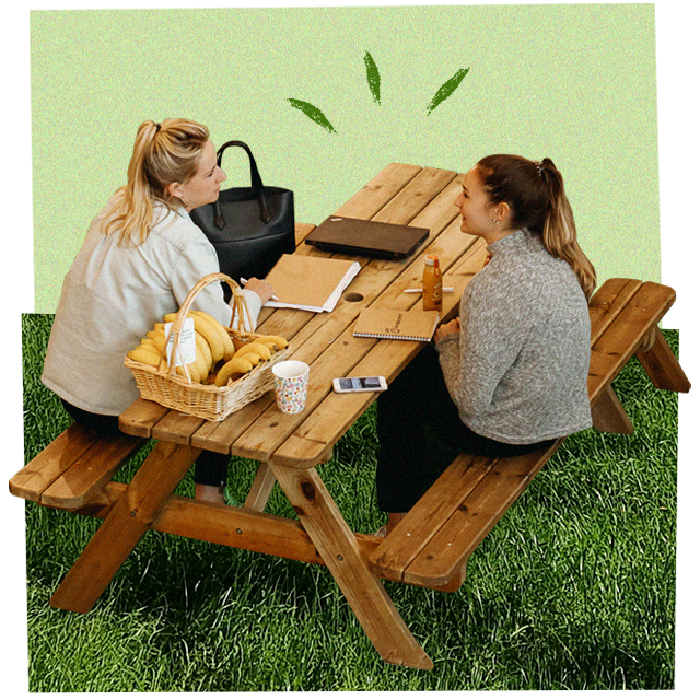 innocent employees having a meeting